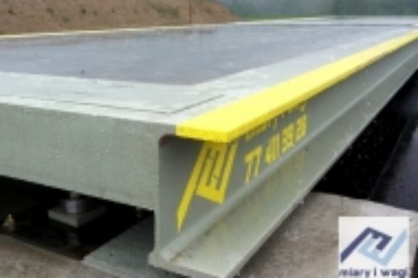 Najazdowa waga stalowo-betonowa STB 14m 60t